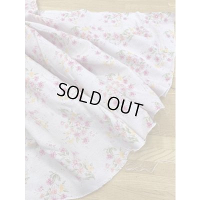 画像4: 生地：ブーケ柄綿麻（ピンク／ピンク）