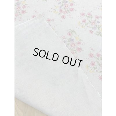 画像3: 生地：ブーケ柄綿麻（生成／ピンク）