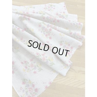 画像5: 生地：ブーケ柄綿麻（生成／ピンク）