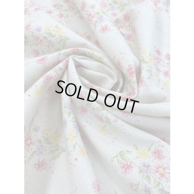 画像6: 生地：ブーケ柄綿麻（生成／ピンク）