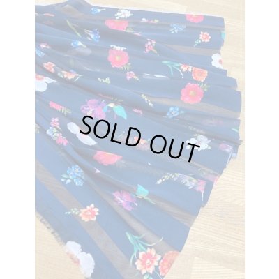 画像6: 生地：シアーストライプ×ボタニカル（紺）