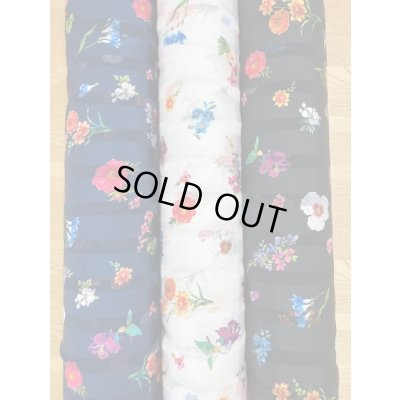 画像7: 生地：シアーストライプ×ボタニカル（紺）