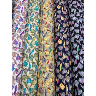 画像8: 生地:帽子柄コットン(クリーム)