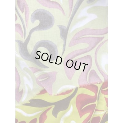 画像3: 生地:ハワイアン柄レーヨン(グリーン)