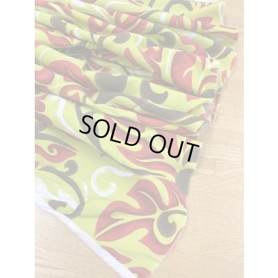 画像6: 生地:ハワイアン柄レーヨン(グリーン)