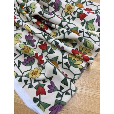 画像6: 生地：花柄ポリエステル（生成）