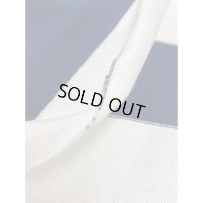 画像7: 生地：厚手太ボーダー天竺（白／紺）