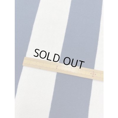画像4: 生地：厚手太ボーダー天竺（白／紺）