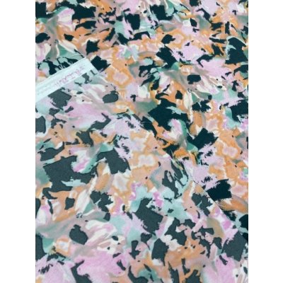 画像3: 生地：花柄ポリストレッチ生地 （ピンク）