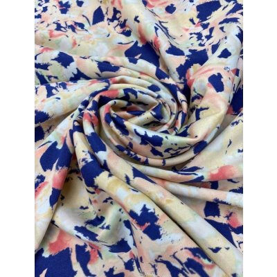 画像5: 生地：花柄ポリストレッチ生地 （クリーム）