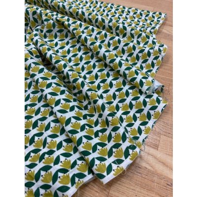 画像6: 生地：レトロ柄綿麻（生成）