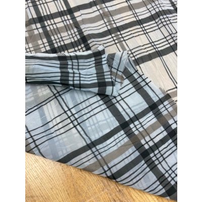 画像4: 生地：シアーチェック（水色）