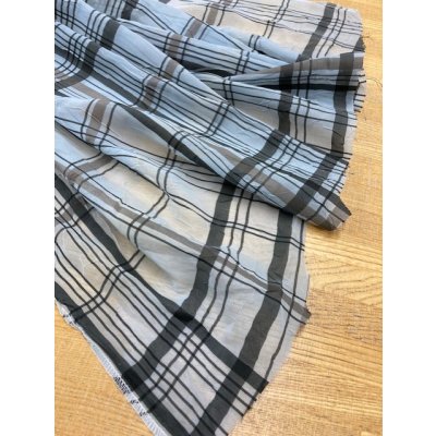 画像7: 生地：シアーチェック（水色）