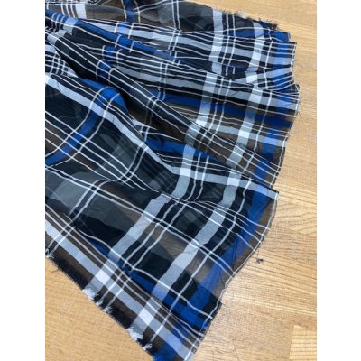 画像6: 生地：シアーチェック（黒）