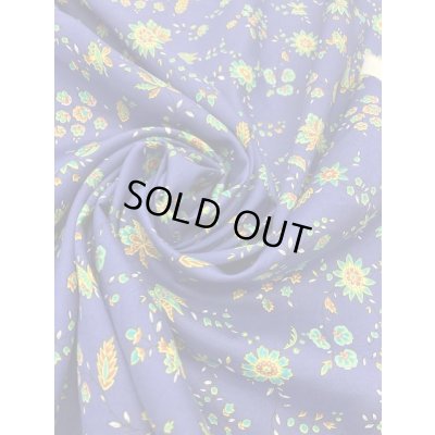 画像4: 生地：花柄綿ローン（青）　