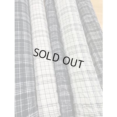 画像6: 生地：シャーリングチェック柄ポリ（薄緑）