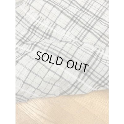 画像3: 生地：シャーリングチェック柄ポリ（薄緑）