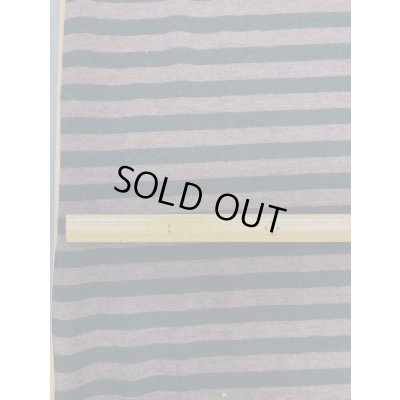 画像2: 生地：綿ボーダー天竺（茶／黒）