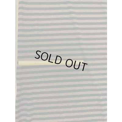 画像3: 生地：綿ボーダー天竺（茶／黒）