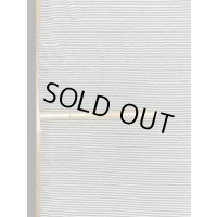 生地：綿細ボーダー天竺（生成／ベージュ杢）