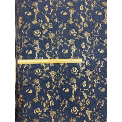 画像3: 生地：ポリ花柄レース（濃紺）