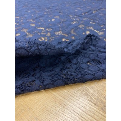 画像5: 生地：ポリ花柄レース（濃紺）
