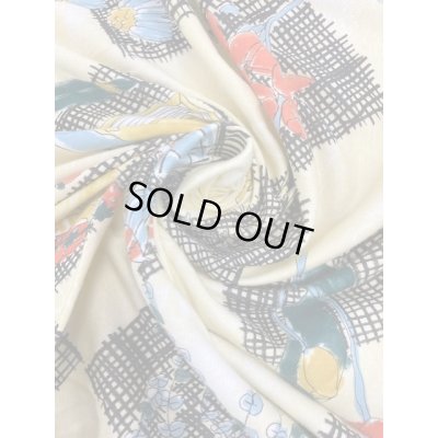 画像7: 生地：ガーデン柄綿ニット（クリームイエロー）