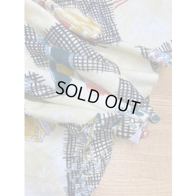 画像8: 生地：ガーデン柄綿ニット（クリームイエロー）