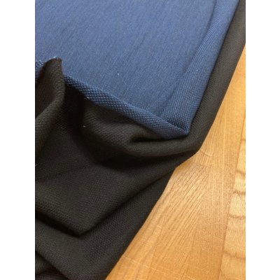 画像4: 生地：ダブルフェイスニット（濃紺／紺）
