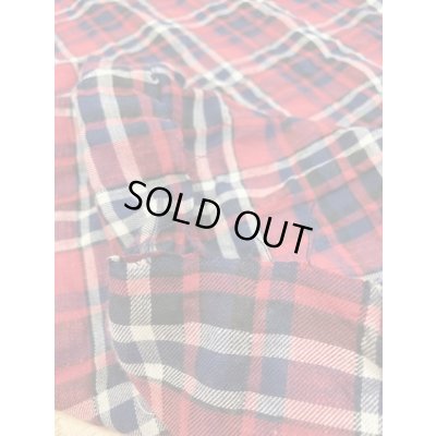 画像5: 生地：チェック柄コットン（赤紺系）