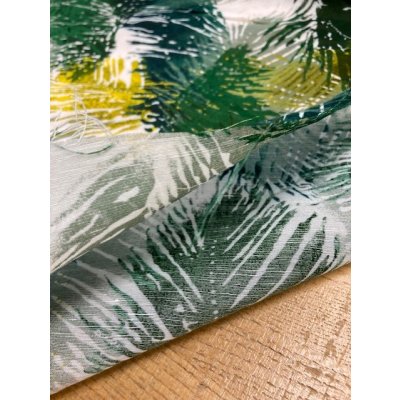 画像5: 生地：葉っぱ柄リネン（緑系）