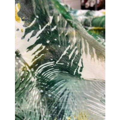 画像6: 生地：葉っぱ柄リネン（緑系）