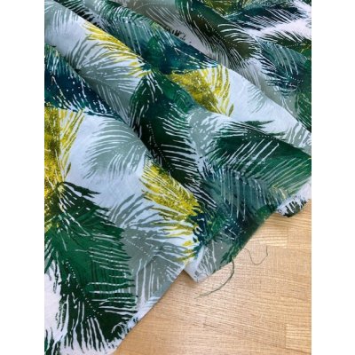 画像7: 生地：葉っぱ柄リネン（緑系）