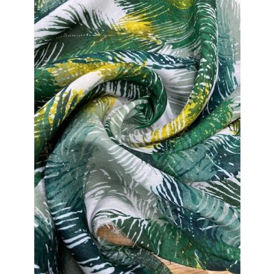 画像8: 生地：葉っぱ柄リネン（緑系）