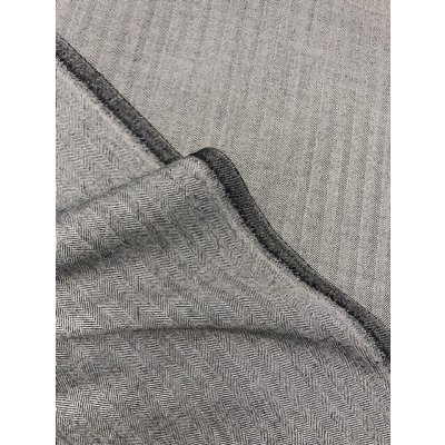 画像7: 生地:ウール混ヘリンボーンストレッチ(紺)