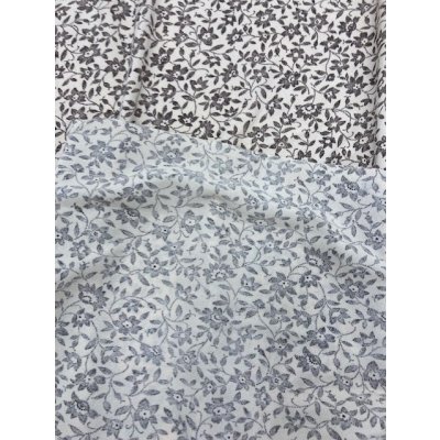 画像3: 生地：花柄ポリニット（ベージュ／茶）