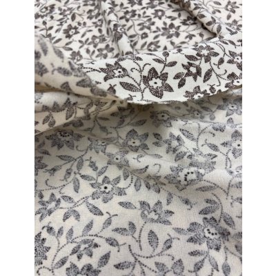 画像4: 生地：花柄ポリニット（ベージュ／茶）