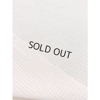 画像5: 生地:ギンガムチェッコットン(ベビーピンク)