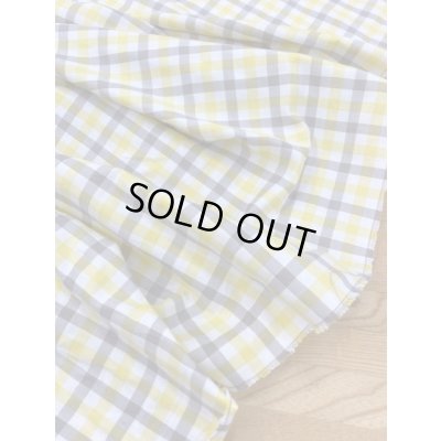 画像6: 生地：チェック柄コットン（イエローベージュ）