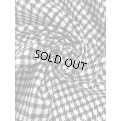 画像6: 生地：ギンガムチェックニット（黒）