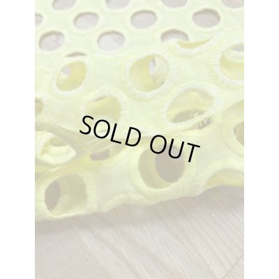 画像8: 生地：丸レース刺繍（黄）