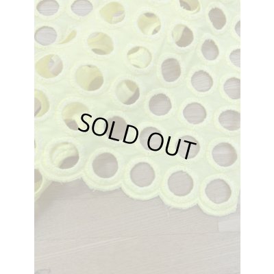 画像5: 生地：丸レース刺繍（黄）