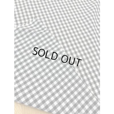 画像3: 生地：ギンガムチェック中柄コットン（白／黒）
