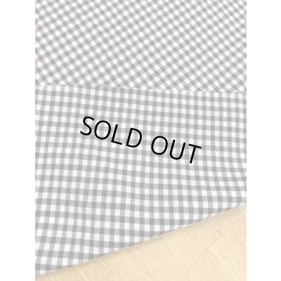 画像3: 生地：ギンガムチェック小柄コットン（白／黒）