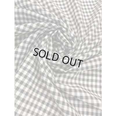 画像5: 生地：ギンガムチェック小柄コットン（白／黒）