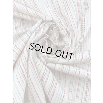 画像6: 生地：ストライプ和柄（白／オレンジ系）