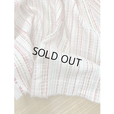 画像7: 生地：ストライプ和柄（白／オレンジ系）