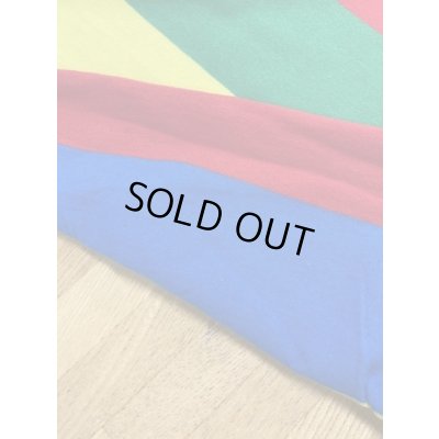 画像3: 生地：マルチ太ボーダー天竺（カラフル）