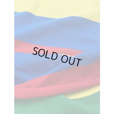 画像4: 生地：マルチ太ボーダー天竺（カラフル）