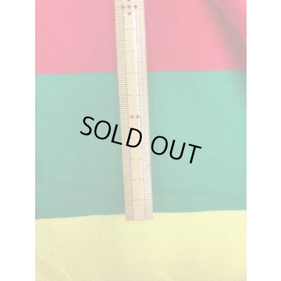 画像6: 生地：マルチ太ボーダー天竺（カラフル）